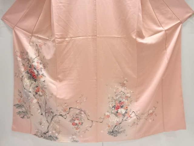  花籠模様訪問着